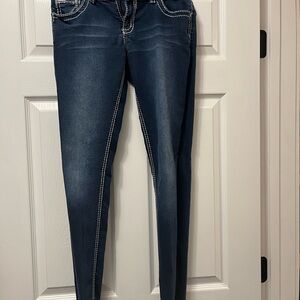 Maurices Dark Blue Skinny Jeans